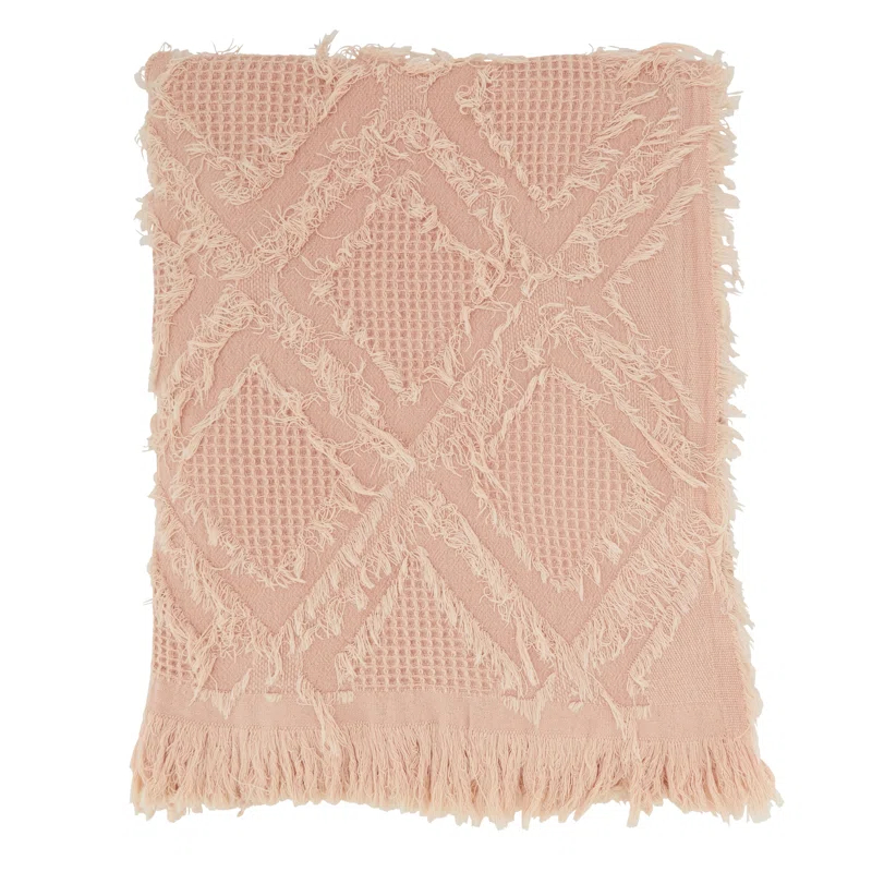 Saro Sevan Collection Hand Woven Throw Blanket