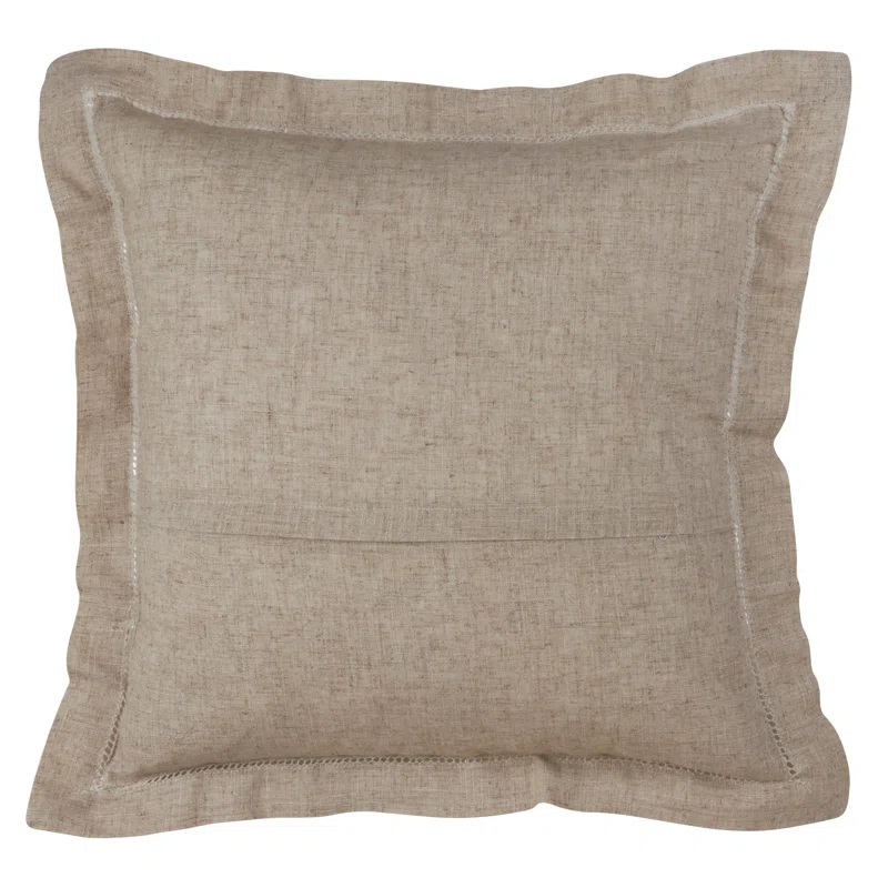 Saro Toscana Collection Linen Throw Pillow