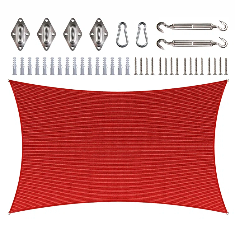 Royal Shade Rectangle Shade Sail With Hardware Kit & Reviews | Wayfair