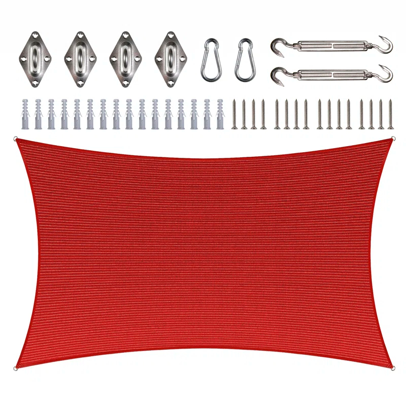 Royal Shade Rectangle Shade Sail With Hardware Kit & Reviews | Wayfair