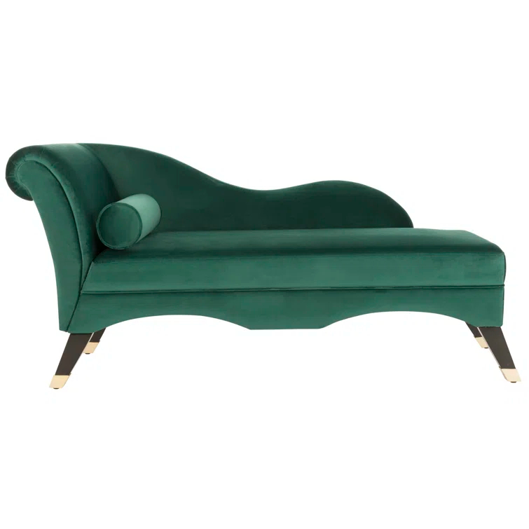 Willa Arlo™ Interiors Schumacher Velvet Chaise Lounge