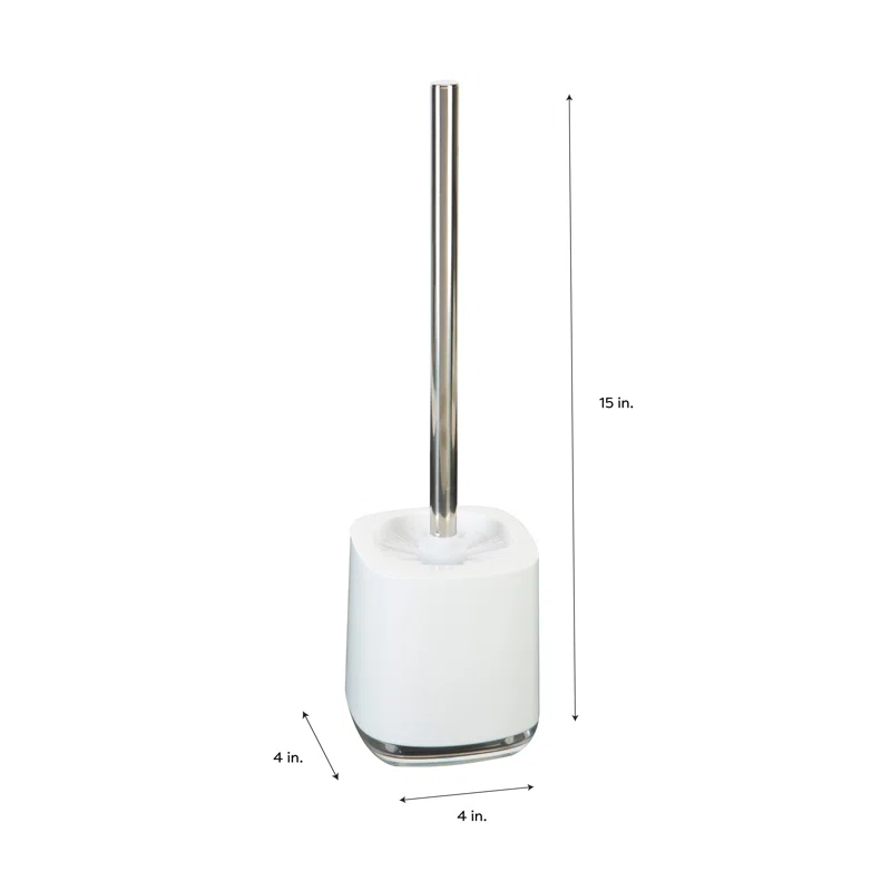 Bath Bliss Bath Bliss Plastic Toilet Brush And Holder
