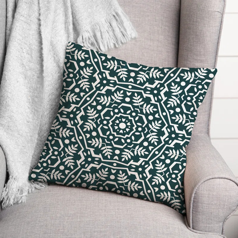 Floral Throw Pillow