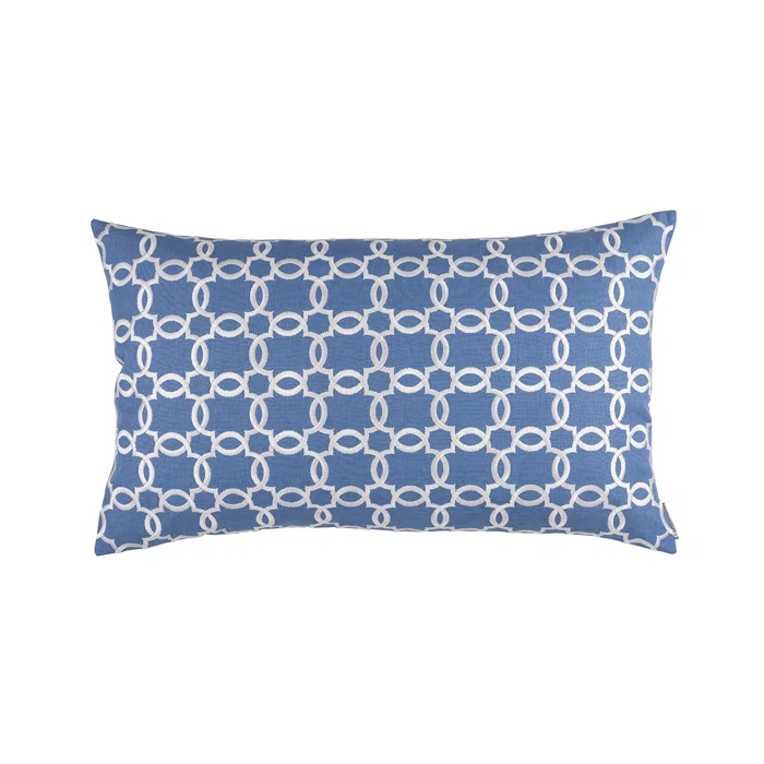 Lili Alessandra Lynx Embroidered Feather Throw Pillow