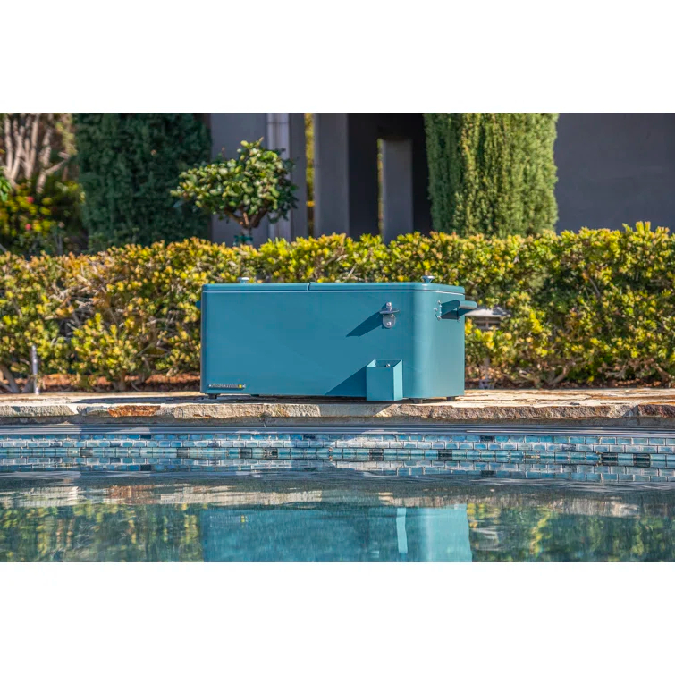 Permasteel 80-Qt Outdoor Patio Cooler with Removable Basin