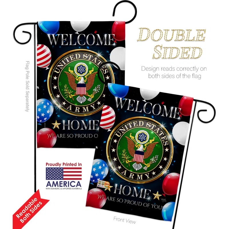 Breeze Decor Double Sided Polyester Garden Flag