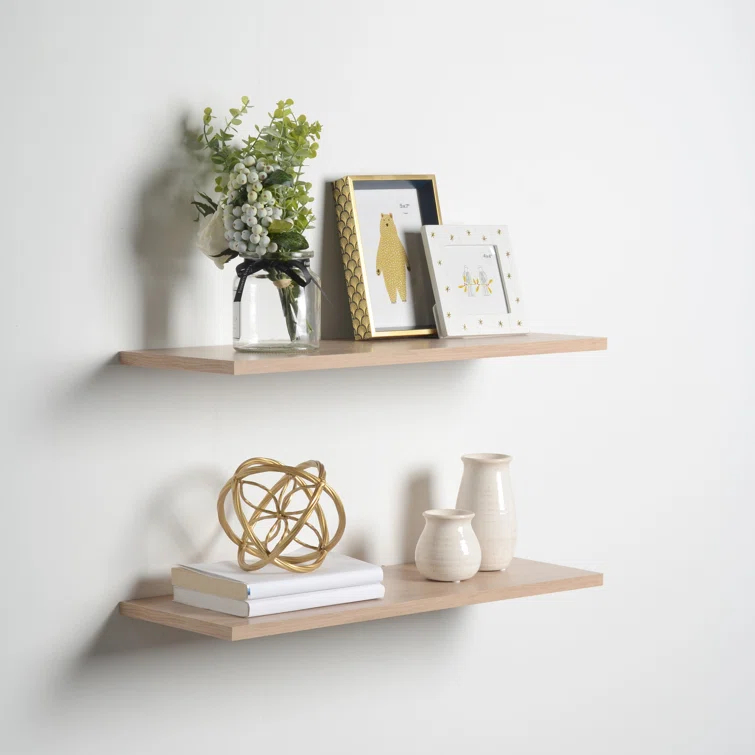 Delta Design 2 Piece Wall Shelf Set (Set of 2)