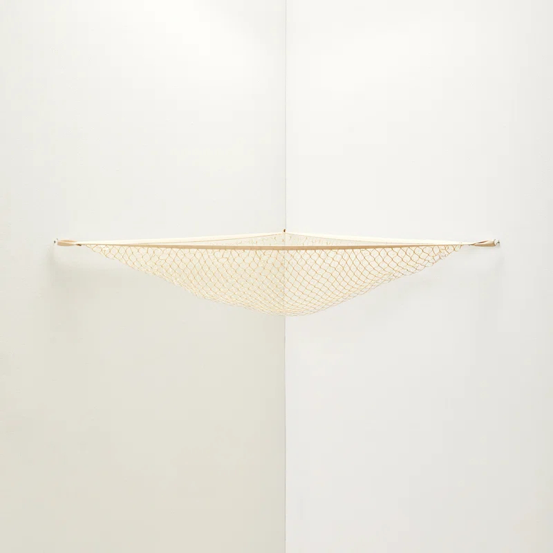 3 Sprouts 3 Sprouts - Toy Hammock for Stuffed Toys with Hooks - Beige