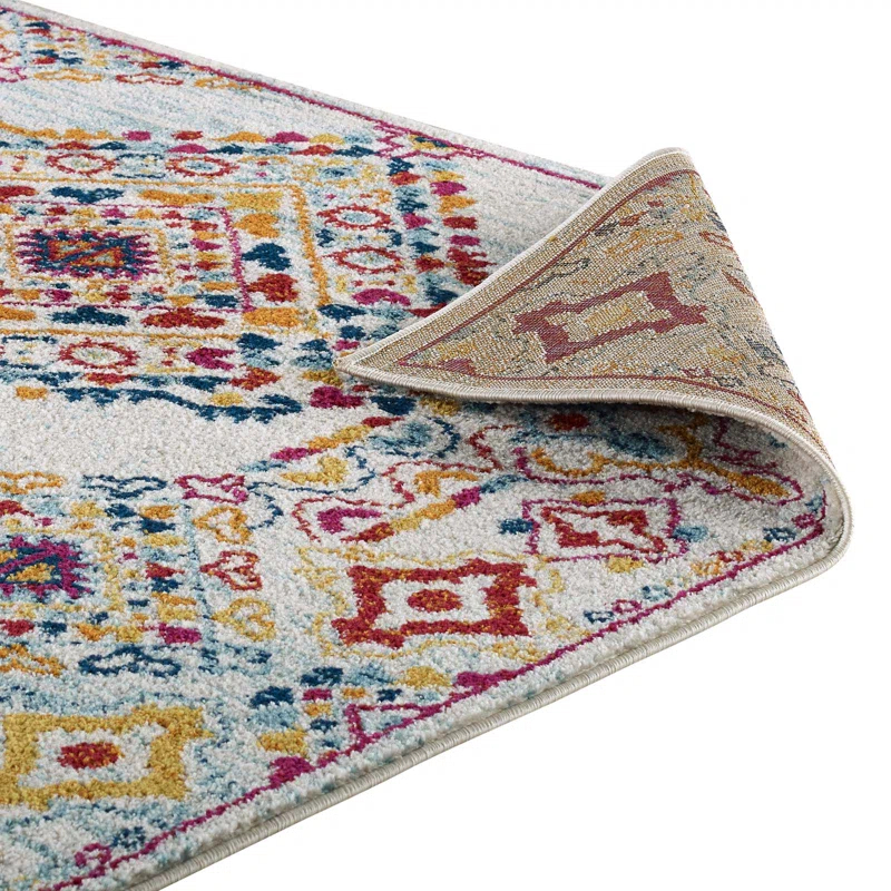 Modway Modway Entourage Khalida Distressed Vintage Floral Lattice Area Rug