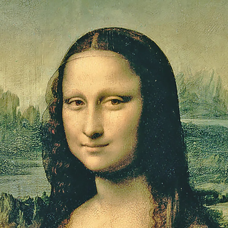 Vault W Artwork " Mona Lisa, 1503-1506 " by Leonardo Da Vinci