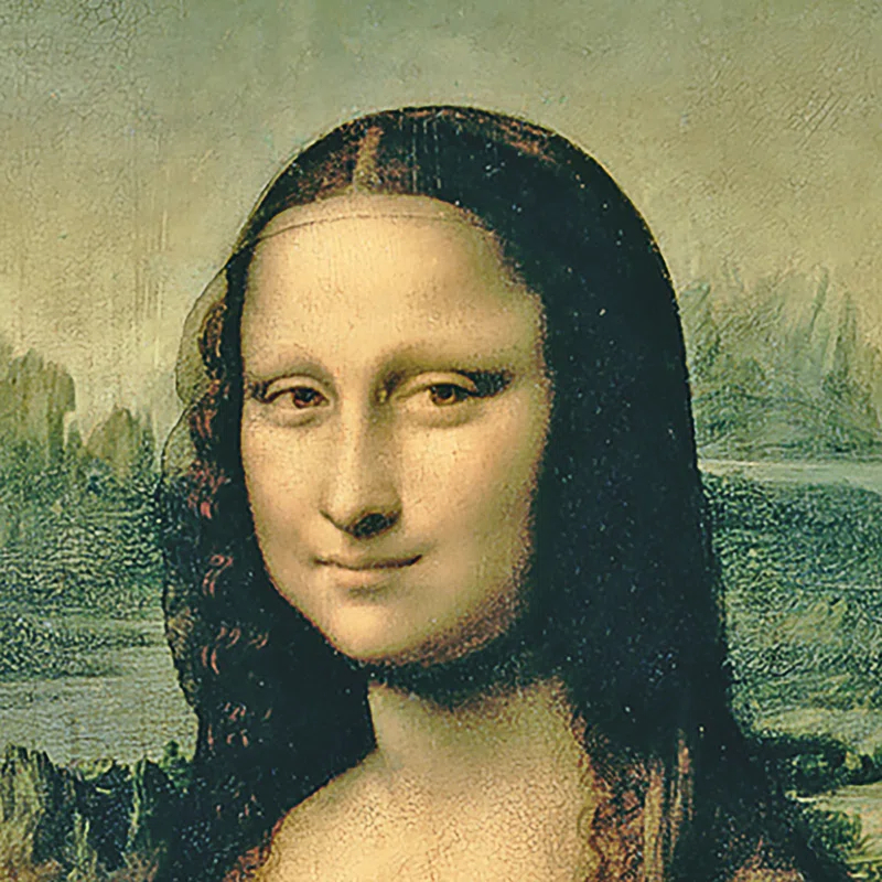 Vault W Artwork " Mona Lisa, 1503-1506 " by Leonardo Da Vinci