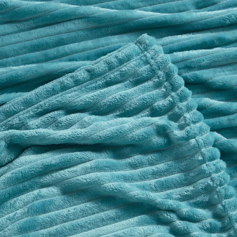Nestl Nestl Cut Plush Cozy Throw Blanket - Fuzzy Warm Fleece Bed Blankets - Throws for Sofa, Bed, and Couch