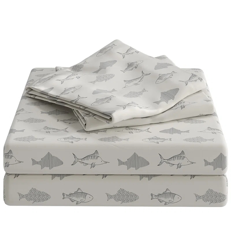 CGK Linens 4 Piece Kids Microfiber Sheet Set - Wrinkle Free - Cute, Cozy, Soft