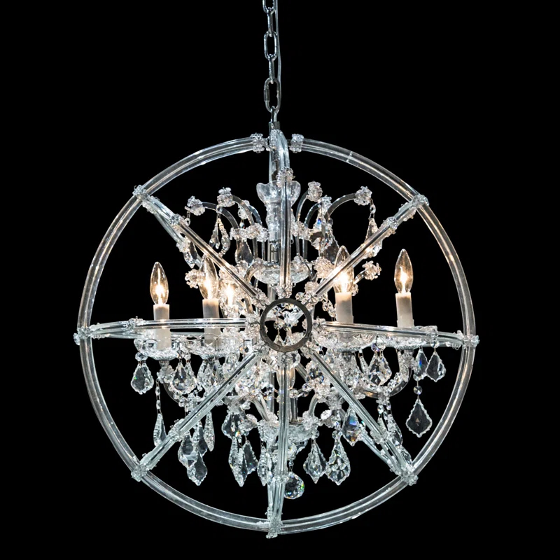 Michael Amini Pena 6 - Light Dimmable Chandelier