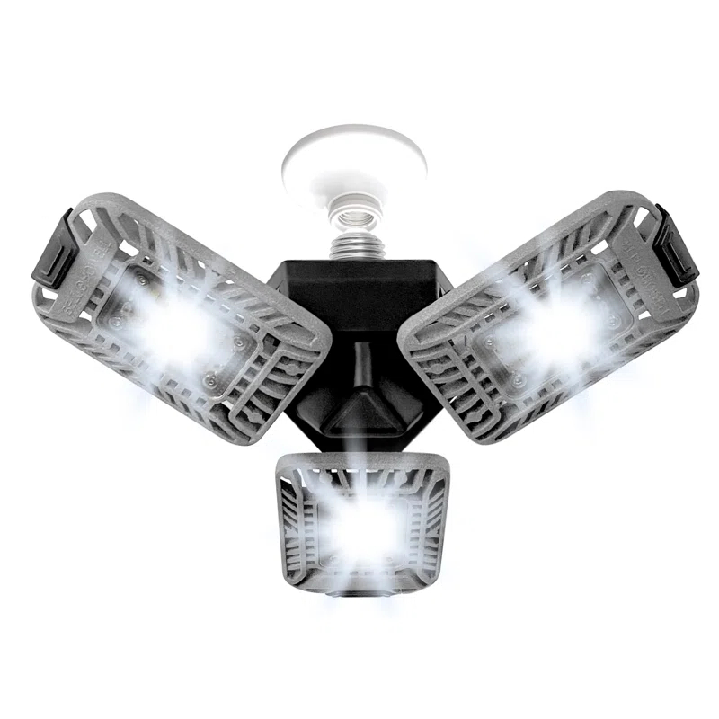 Bell + Howell Bell+Howell Triburst Multi-Directional 2000 Lumens Light, Screws Onto Any Standard Light Socket