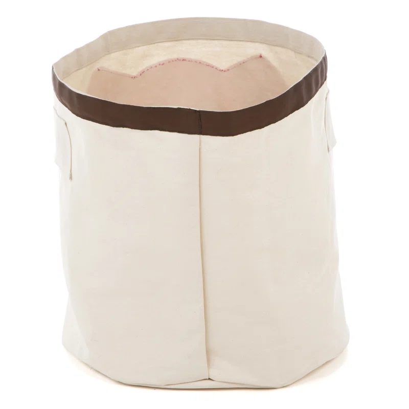 3 Sprouts - Canvas Storage Bin - Laundry and Toy Basket for Baby and Kids - Elephant