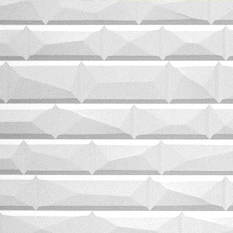 FromPlainToBeautifulInHours Vista MirroFlex 4ft. x 8ft. Glue Up PVC 3D Wall Panels 160 sq.ft. (Set of 5)