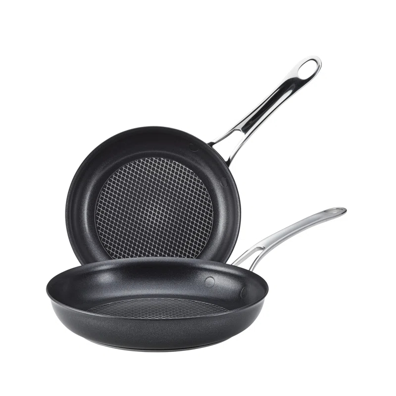 Anolon Anolon X Hybrid Nonstick Induction Frying Pans / Skillet Set - 8.25 Inch and 10 Inch