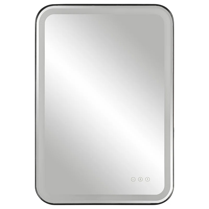 Uttermost Crofton Metal Flat LED Wall Mirror