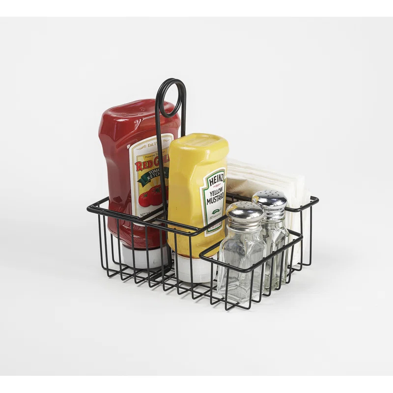 Tabletop Caddies - 4 Compartment Condiment Caddy