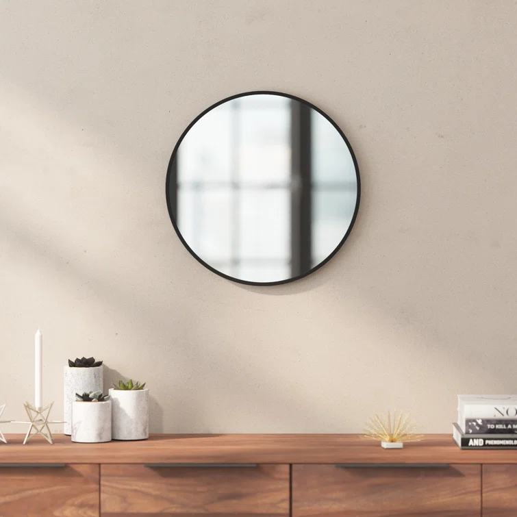Taylor & Logan Metal Round Wall Mirror