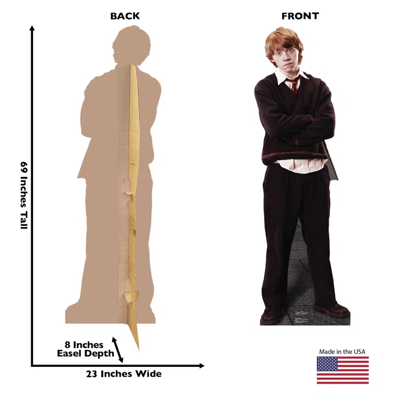 Advanced Graphics Harry Potter 69'' Harry Potter Cardboard Standup
