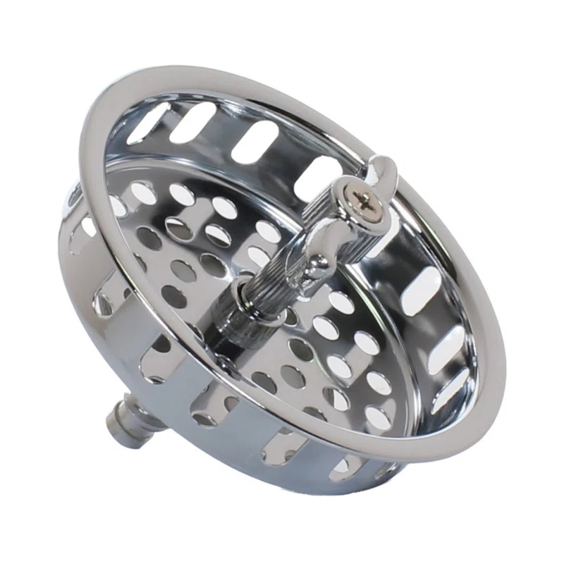 Mr. Scrappy 21-DSB-PC Kitchen Sink Drain Assembly with Twist Lock Basket Strainer