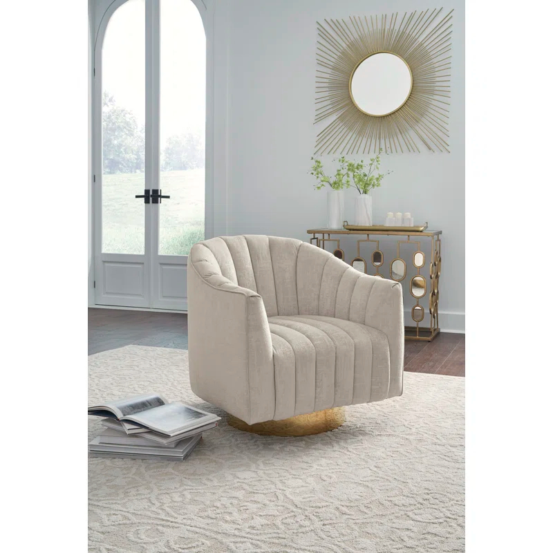 Everly Quinn Urbai Swivel Accent Chair