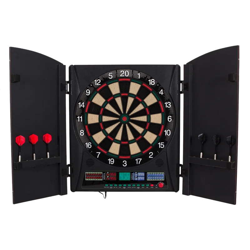 Marauder 5.0 Electronic Dartboard and Cabinet Set with Darts