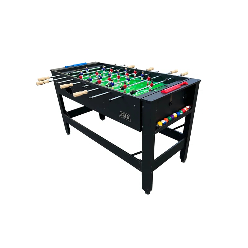 KICK Foosball Tables KICK Twain 48" 2-in-1 Swivel Multi Game Table - Billiards & Foosball-Home & Game Room Entertainment