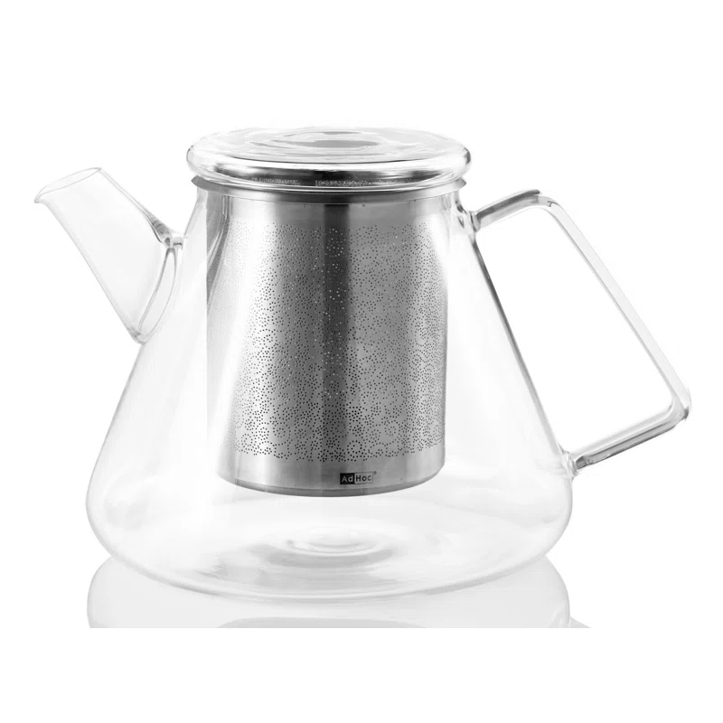AdHoc AdHoc Orient+ Glass Teapot and Removable Infuser for Loose Leaf Tea 50oz