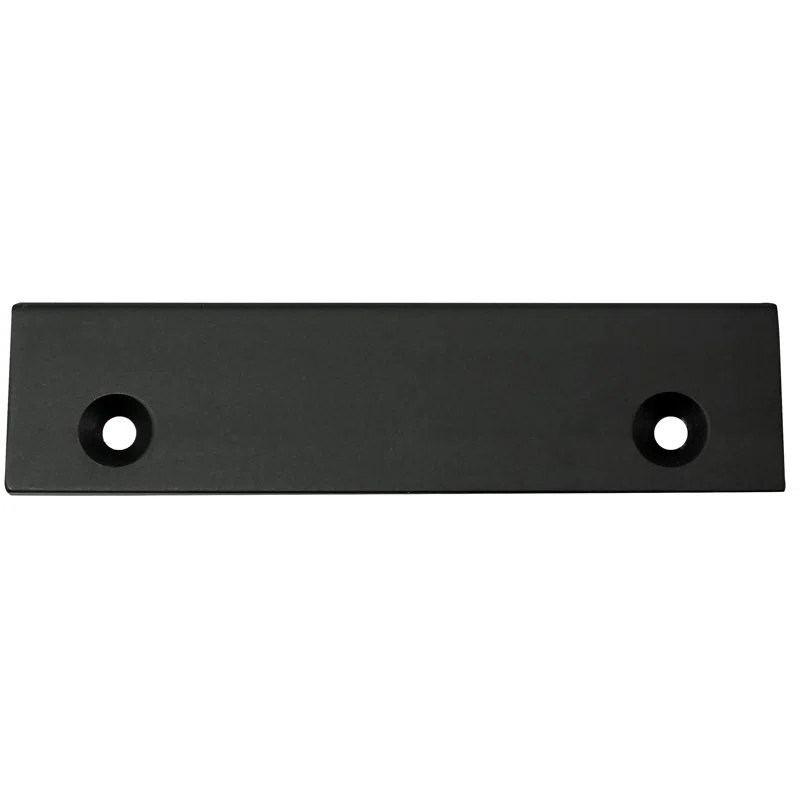 Laurey Laurey Edge Pull 12" Center-To Center Matte Black Edge Cabinet Pull