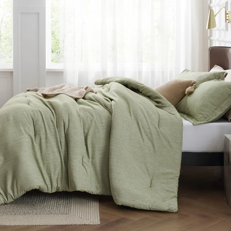 Bedsure Bedsure Cationic Dyed Comforter Set Dorm Bedding