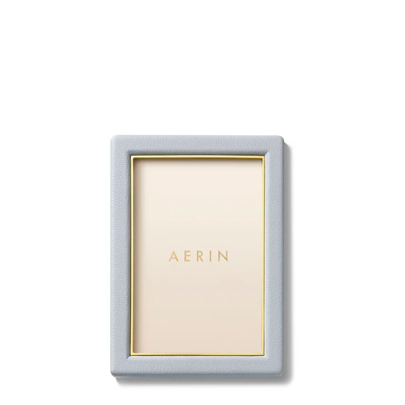 AERIN Piero Leather Picture Frame with Mat