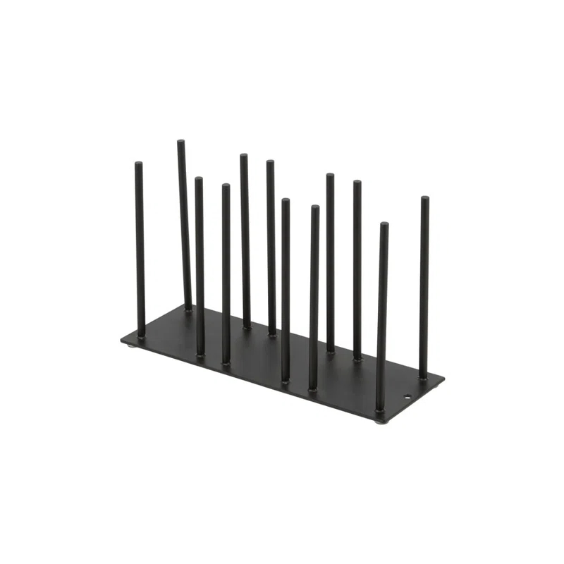 Cal-Mil Iron Black 3-Section Horizontal Ramekin and Lid Organizer