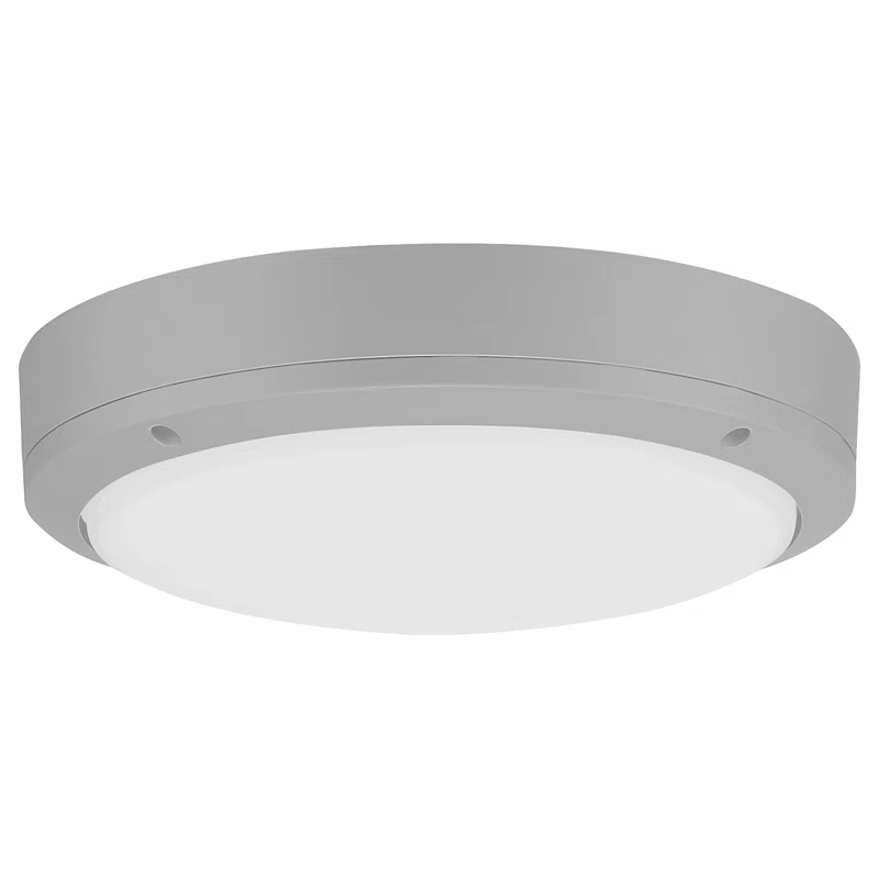 Access Lighting Rockaway Dual Voltage Outdoor LED Flush Mount - Satin
