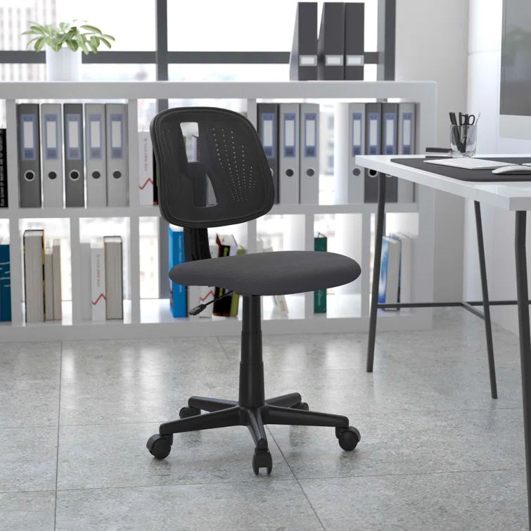 Flash Furniture Meridian Mid-Back Swivel Mesh Task Office Chair with Pivot Back