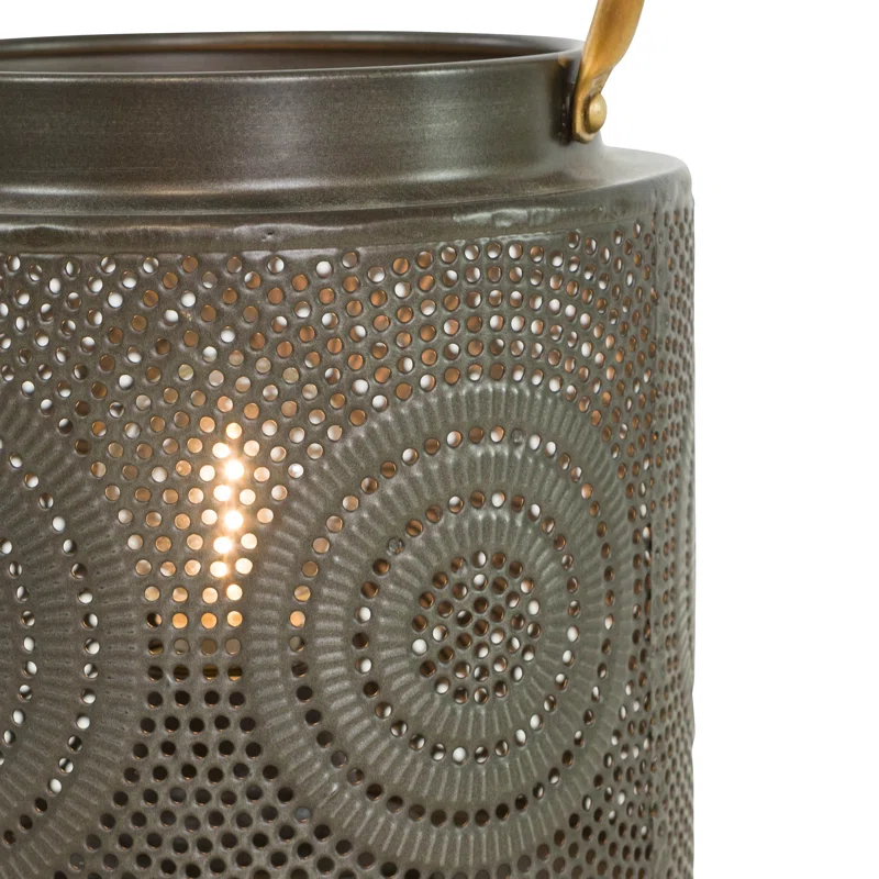Julissa Round Outdoor Modern Lantern with Bulb