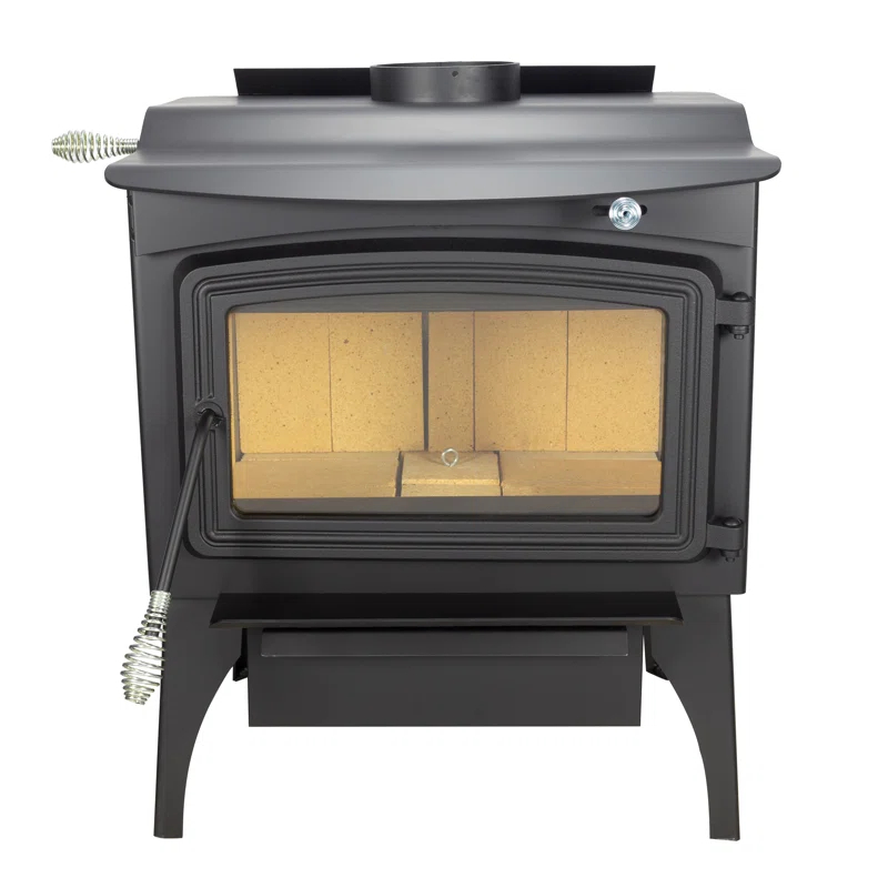 Pleasant Hearth 1,800 Sq. Ft. Medium Freestanding Wood Burning Stove with Legs