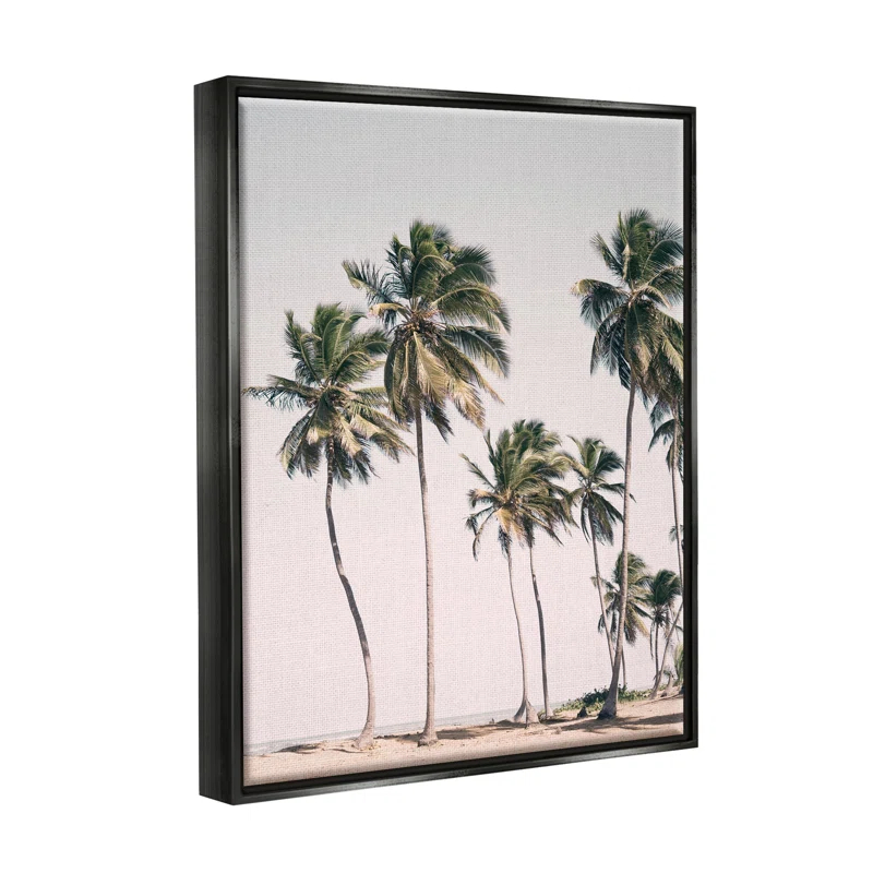 Stupell Industries " Windblown Palm Trees " by Sisi And Seb
