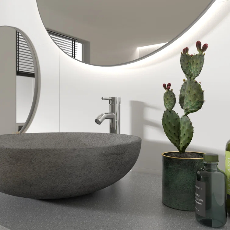 VIBRANTBATH Vessel Sink Faucet Single-handle Bathroom Faucet with Drain Assembly A-99052H-C-2