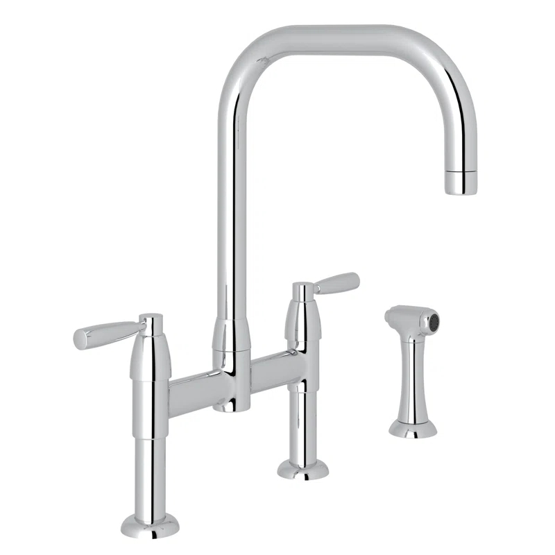 Holborn Bridge Kitchen Faucet With U-Spout and Side Spray