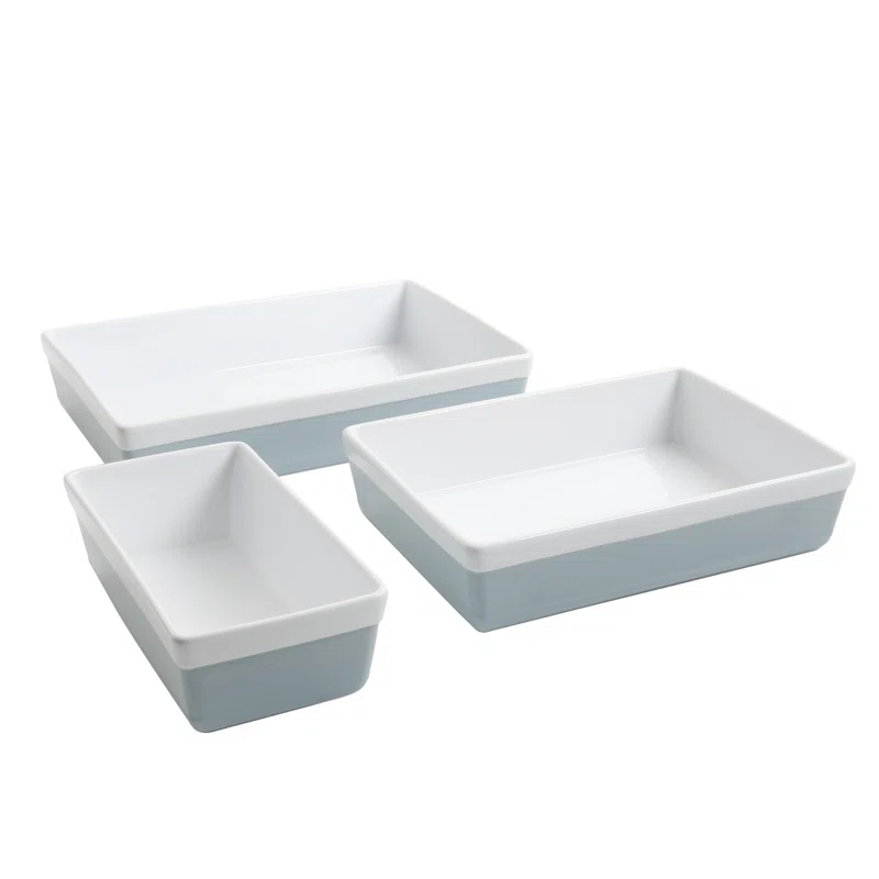 Martha Stewart Martha Stewart 3 Piece Stoneware Bakeware Set