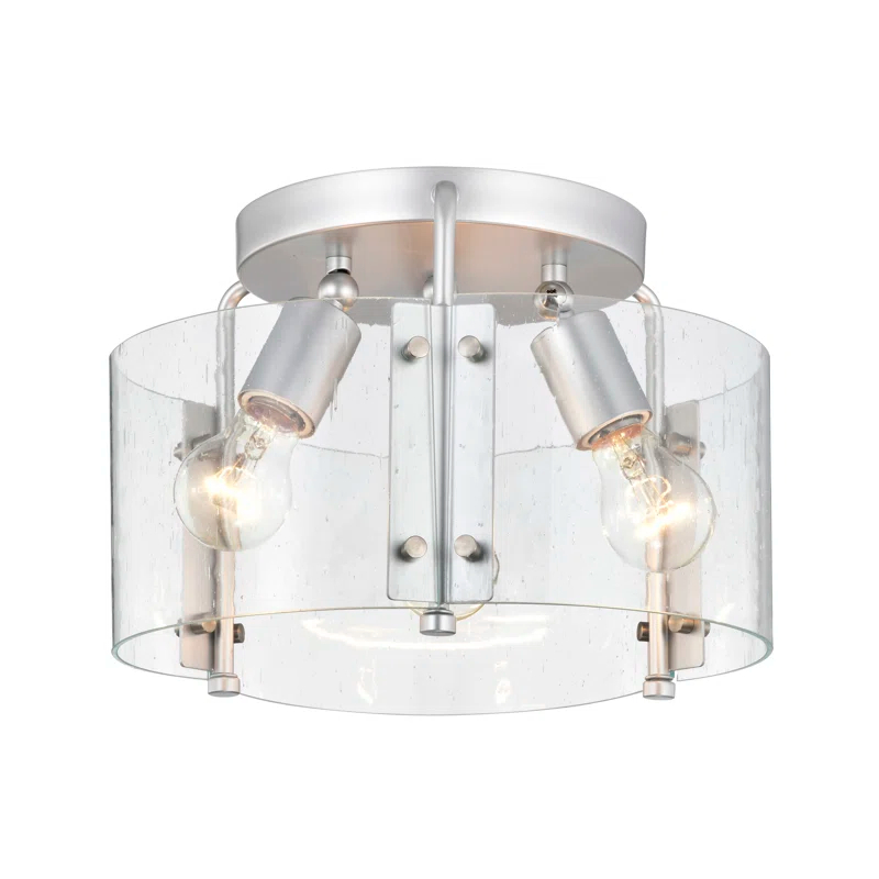 Glass Semi Flush Mount