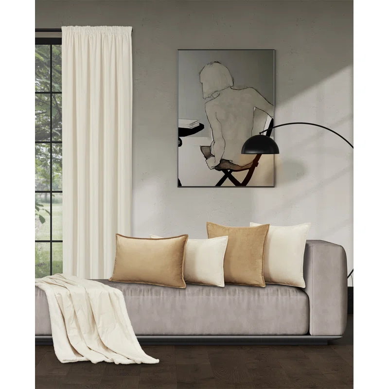 Toulhouse 20" Square Decorative Throw Pillow Cover