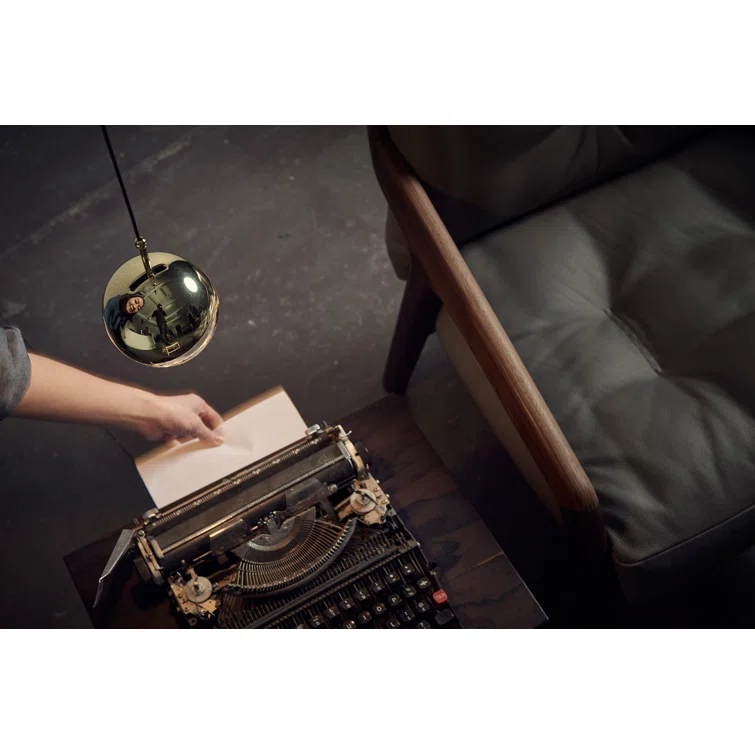 Black Glass LED Globe Pendant Light, 12-Light