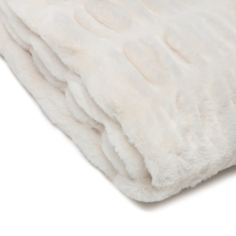 Chanasya Faux Fur Throw
