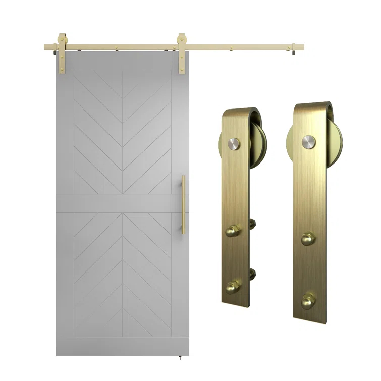 National Hardware 72" Designer Interior Barn Door Kit with Soft Close