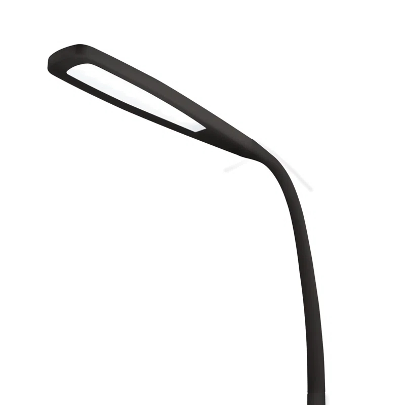 OttLite OttLite LED Standing Floor Lamp with Adjustable Flex Neck - Dimmable with 3 Levels