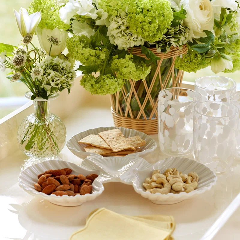 AERIN Shell 3-Bowl Dish | Wayfair